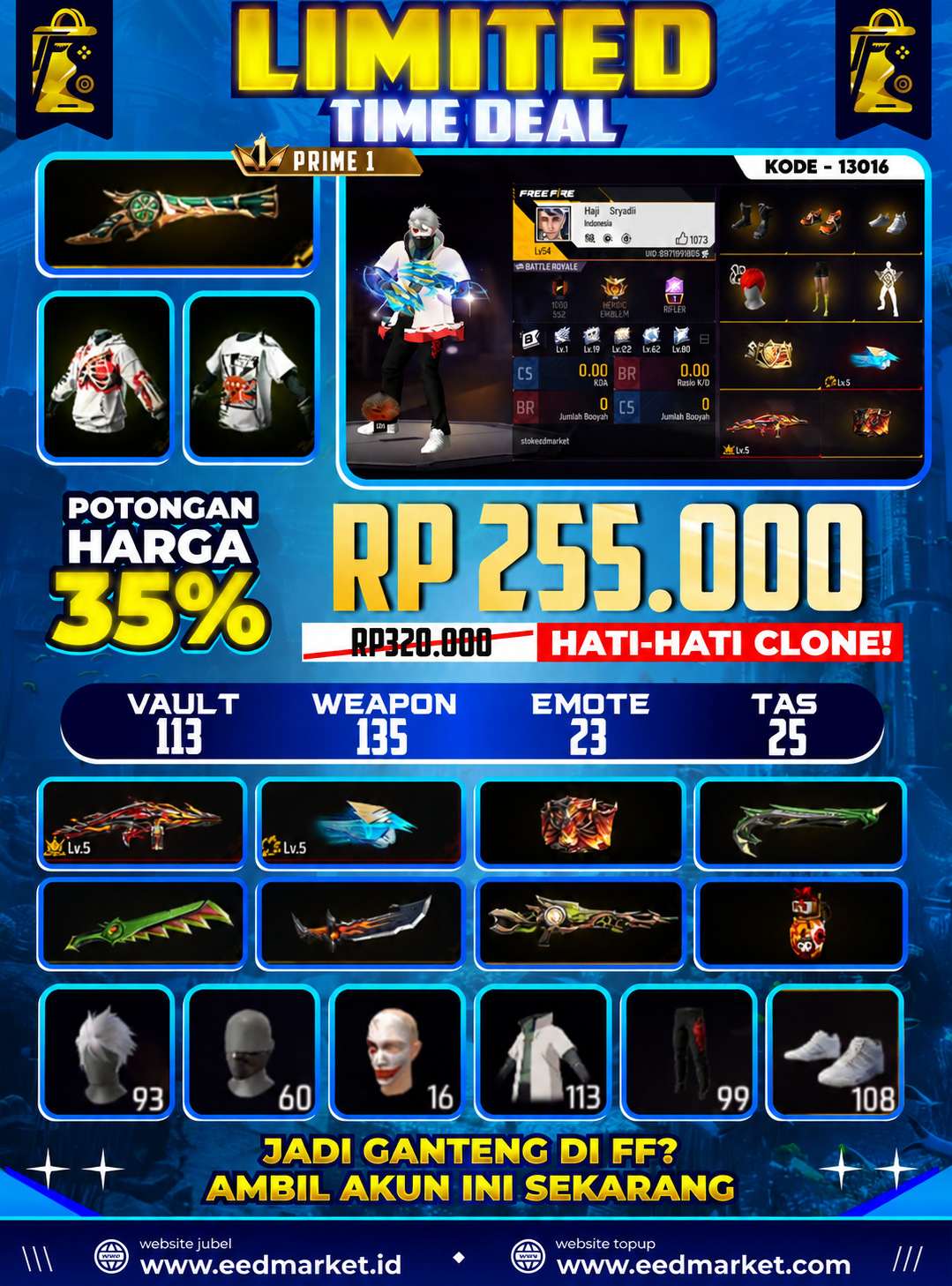 SG TEROMPET THOMPSON LV5 TINJU MAX