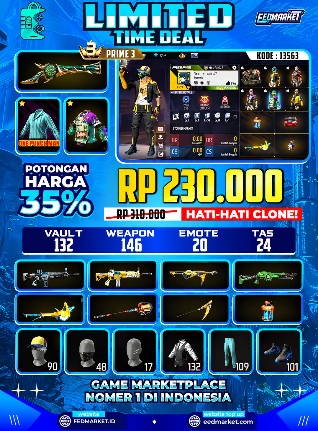 SG2 TROMPET SAITAMA TIDUR KAKASIH TAS NAGA ON