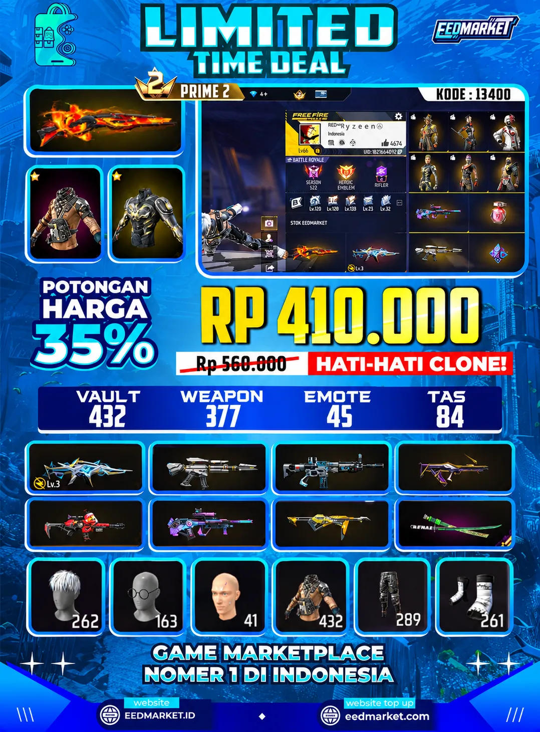 SG2 METEOR EVO XM8 LVL3 CELANA FF TAS NAGA