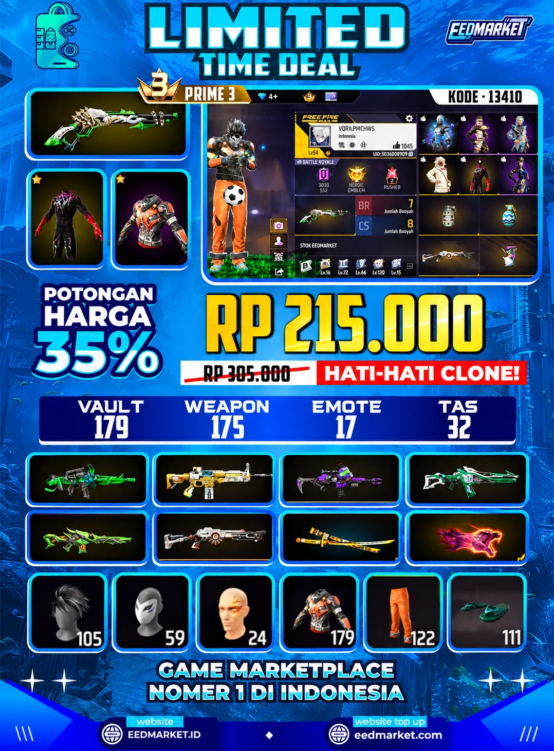 SG2 LUMUT BUNDLE SUPER VOID BAJU GARED