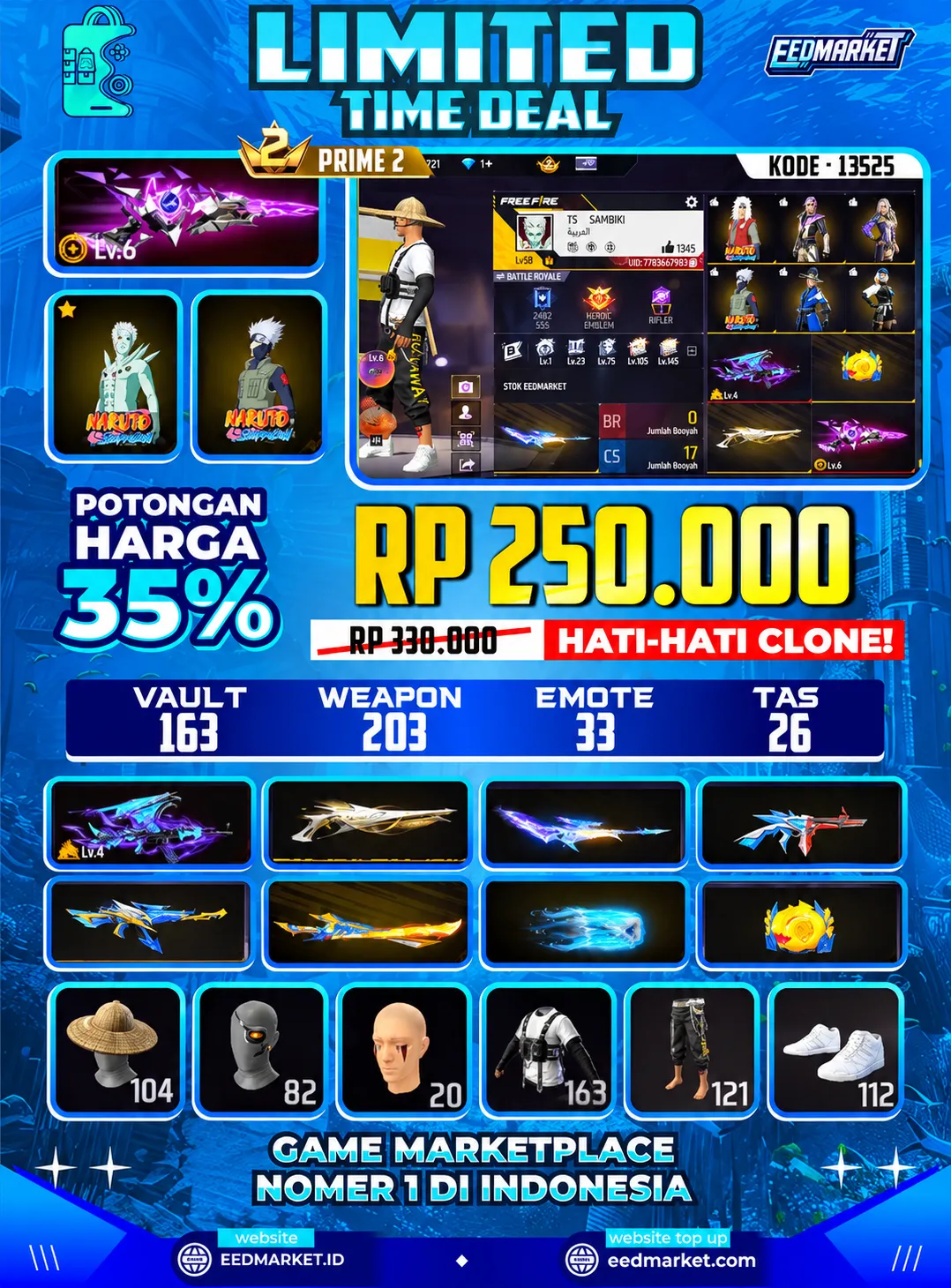 SG2 EVO LVL6 GURUN JERAMI KAKASIH