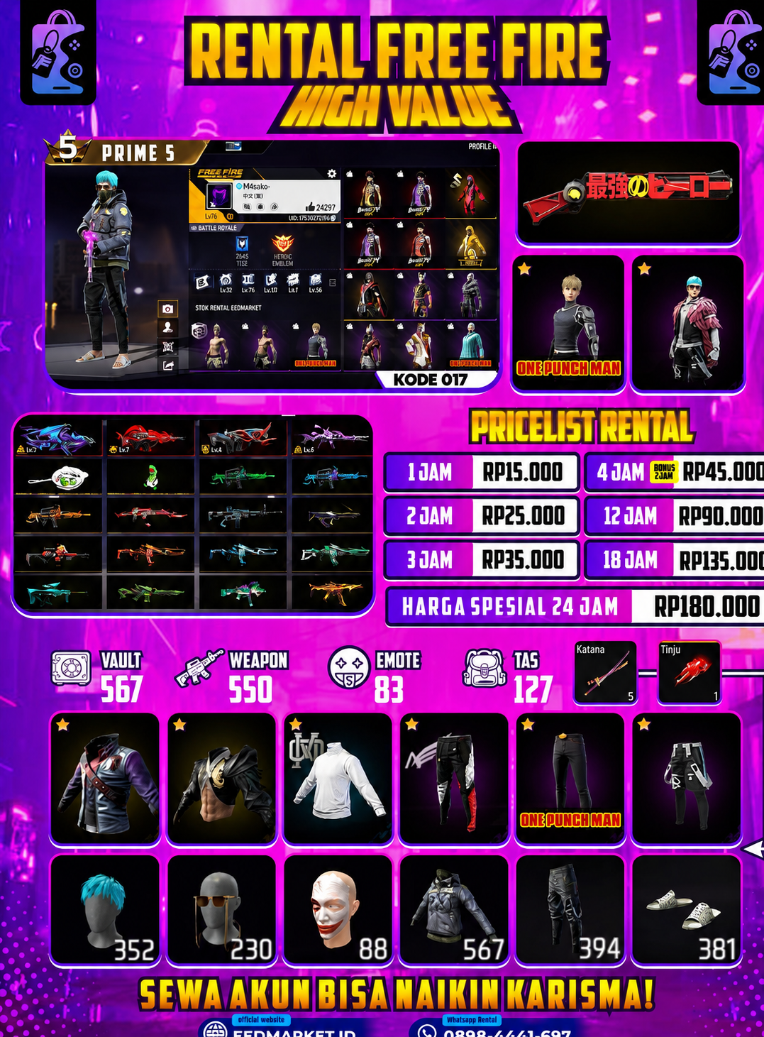 FF 017 - SG RAPPER OPM MAX 2 GENOS CLUBBER PINK